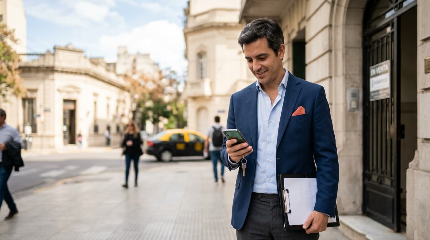 Facturá comisiones inmobiliarias por chat