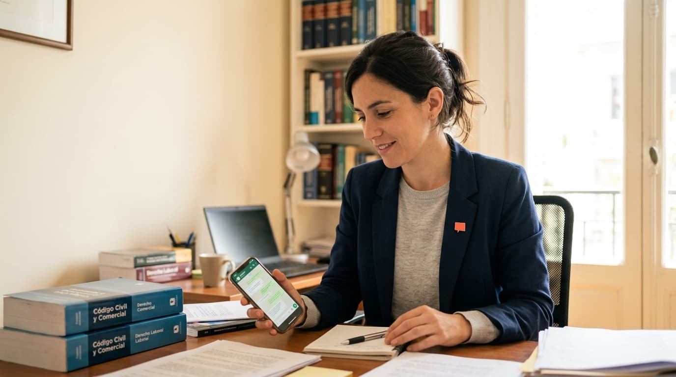 Facturá honorarios legales por WhatsApp