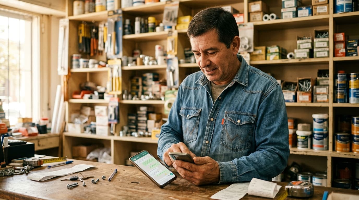 Facturá tu ferretería por WhatsApp