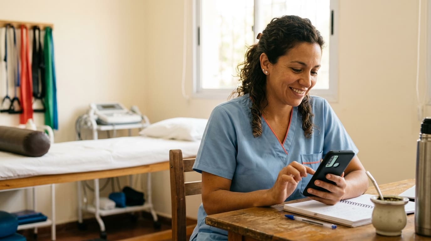 Facturá consultas y sesiones de kinesio por WhatsApp