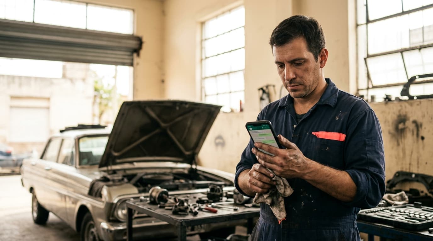 Facturá el taller desde WhatsApp